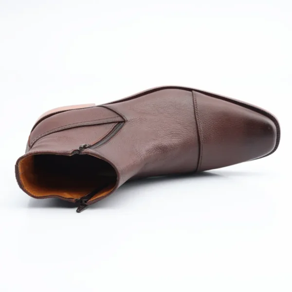 420 BOTIN FORMAL CUERO PLENAFLOR (MATE) SUELA CUERO - Imagen 8