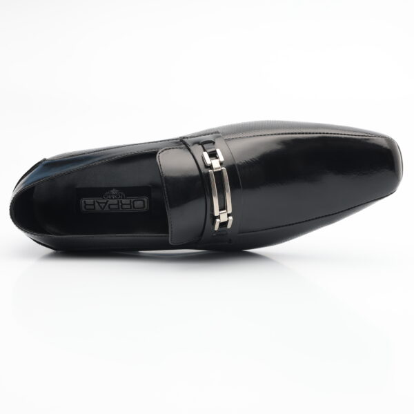 1106 ZAPATO MOCASIN RIVIERA (BRILLANTE) SUELA CUERO - Imagen 5