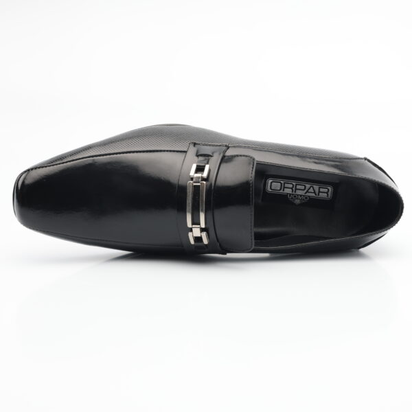 1106 ZAPATO MOCASIN RIVIERA (BRILLANTE) SUELA CUERO - Imagen 4