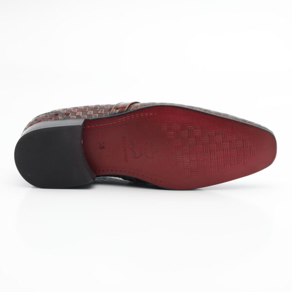 1109 ZAPATO MOCASIN CUERO RIVIERA (BRILLANTE) SUELA CUERO - Imagen 3