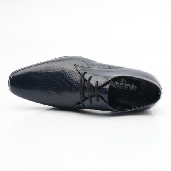 1110B ZAPATO AMARRAR CUERO RIVIERA (BRILLANTE) SUELA CUERO - Imagen 4