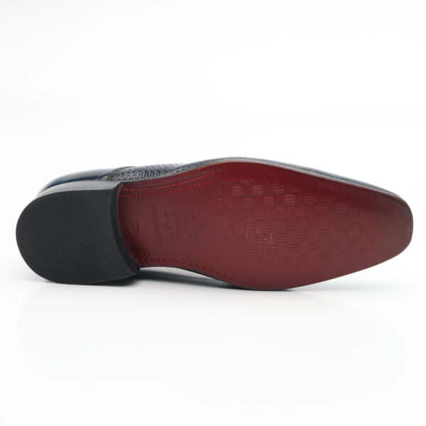 1110B ZAPATO AMARRAR CUERO RIVIERA (BRILLANTE) SUELA CUERO - Imagen 3