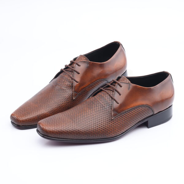 1110B ZAPATO AMARRAR CUERO RIVIERA (BRILLANTE) SUELA CUERO - Imagen 15