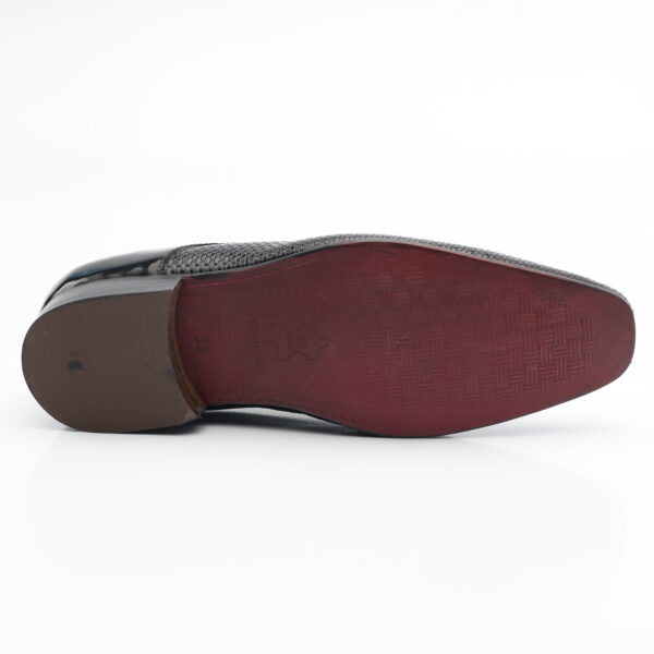 1110B ZAPATO AMARRAR CUERO RIVIERA (BRILLANTE) SUELA CUERO - Imagen 9