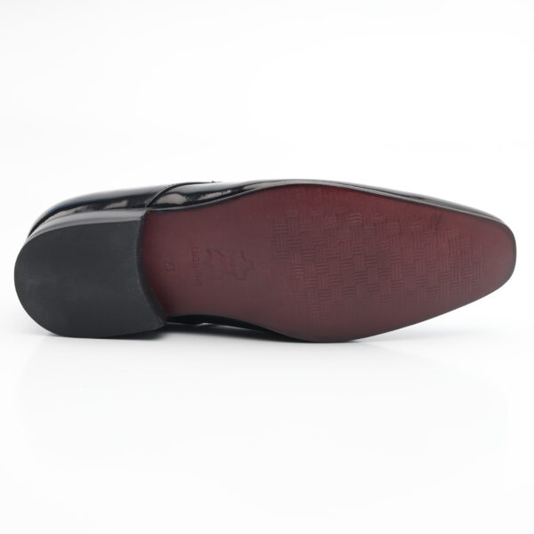 1110 ZAPATO AMARRAR CUERO RIVIERA (BRILLANTE) SUELA CUERO - Imagen 3