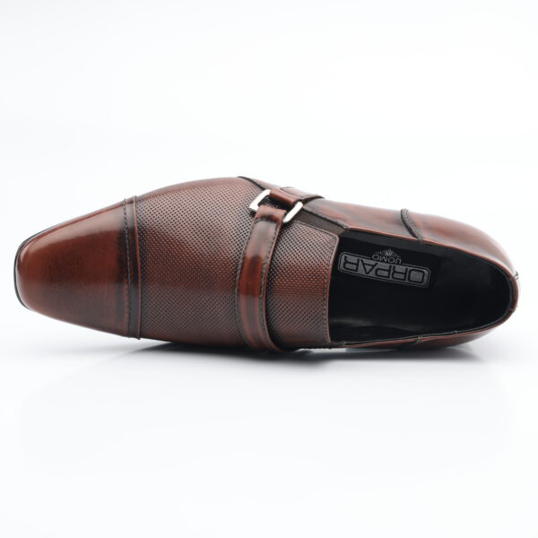 1112 ZAPATO MOCASIN CUERO RIVIERA (BRILLANTE) SUELA CUERO - Imagen 7