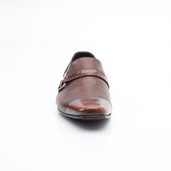 1112 ZAPATO MOCASIN CUERO RIVIERA (BRILLANTE) SUELA CUERO - Imagen 4