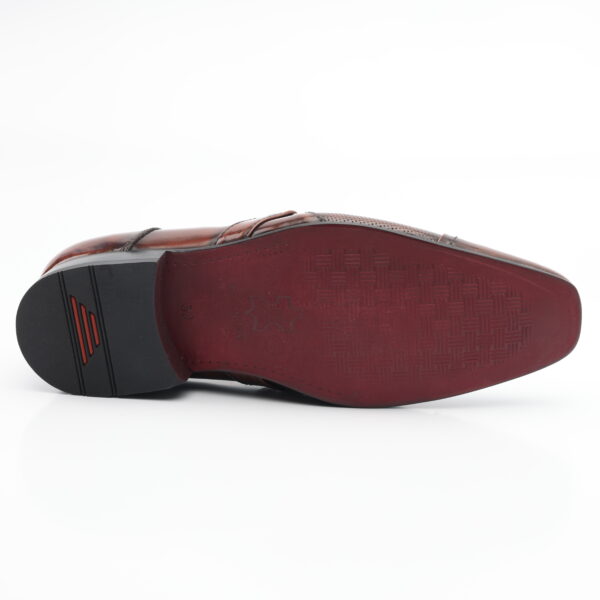 1112 ZAPATO MOCASIN CUERO RIVIERA (BRILLANTE) SUELA CUERO - Imagen 3