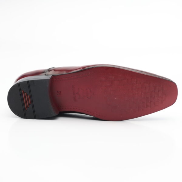 1120 ZAPATO MOCASIN CUERO RIVIERA (BRILLANTE) SUELA CUERO - Imagen 3