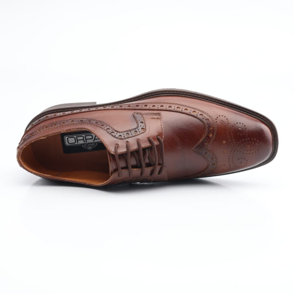 2029 ZAPATO OXFORD CUERO PLENAFLOR (MATE) SUELA GOMA - Imagen 5