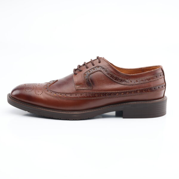 2029 ZAPATO OXFORD CUERO PLENAFLOR (MATE) SUELA GOMA - Imagen 3