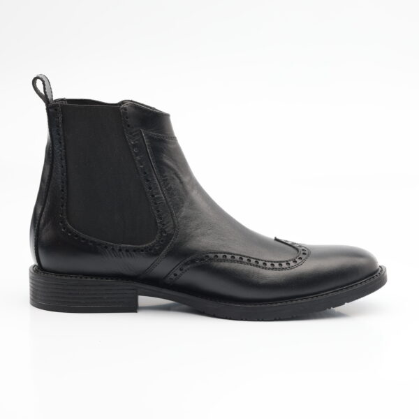 203 BOTIN CHELSEA OXFORD CUERO PLENAFLOR (MATE) SUELA GOMA - Imagen 4