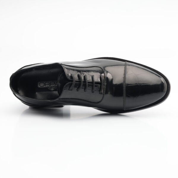 3003 ZAPATO AMARRAR CUERO RIVIERA (BRILLANTE) SUELA CUERO - Imagen 4