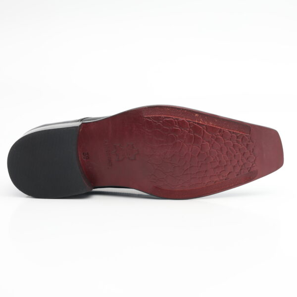 5658 ZAPATO AMARRAR REPUJADO PUNTOS CUERO RIVIERA (BRILLANTE) SUELA CUERO - Imagen 10