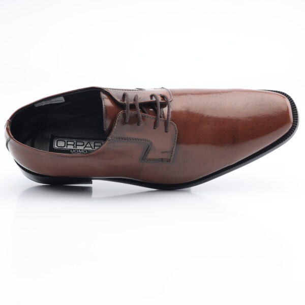 9920 ZAPATO AMARRAR CUERO RIVIERA (BRILLANTE) SUELA DE CUERO - Imagen 10
