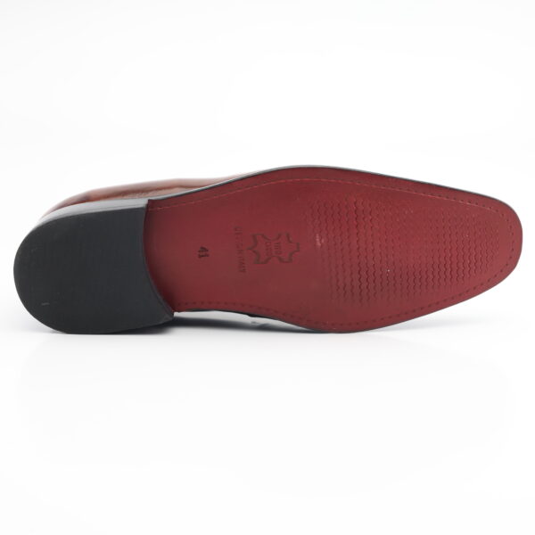 9920 ZAPATO AMARRAR CUERO RIVIERA (BRILLANTE) SUELA DE CUERO - Imagen 9