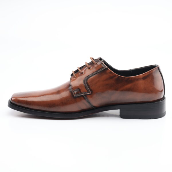 9924 ZAPATO AMARRAR CUERO RIVIERA (BRILLANTE) SUELA DE CUERO - Imagen 12