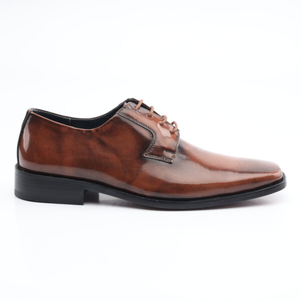 9924 ZAPATO AMARRAR CUERO RIVIERA (BRILLANTE) SUELA DE CUERO - Imagen 14