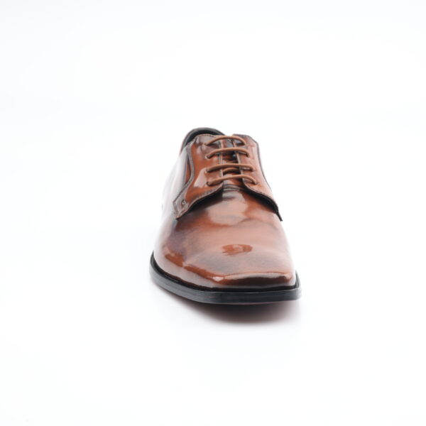 9924 ZAPATO AMARRAR CUERO RIVIERA (BRILLANTE) SUELA DE CUERO - Imagen 10