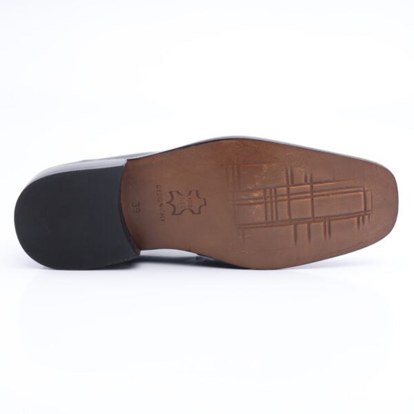 9924 ZAPATO AMARRAR CUERO RIVIERA (BRILLANTE) SUELA DE CUERO - Imagen 3