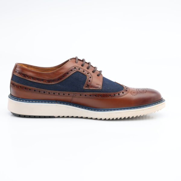 305 ZAPATO OXFORD CUERO PLENAFLOR POR NOBUCK SUELA GOMA - Imagen 5